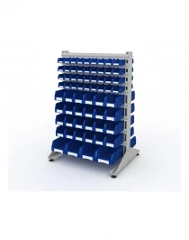 Стеллаж для пластиковых лотков SORTEX двухсторонний 1500x1000x800.05