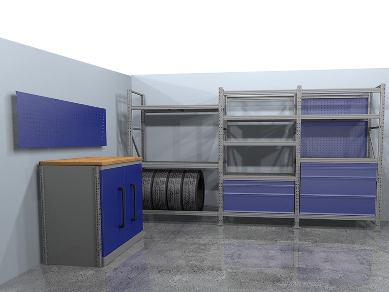 Стеллажная система хранения №1 Гараж купить в Екатеринбурге Стеллажная система хранения №1 Гараж купить в Екатеринбурге