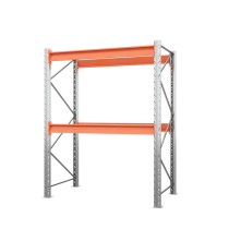 Стеллаж паллетный СПЛ 2000x2700x1100 2 яруса (950/9700) Стеллаж паллетный СПЛ 2000x2700x1100 2 яруса (950/9700)