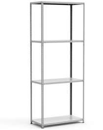 Стеллаж металлический Титан МС-500 1200х1500х400 4 полки Стеллаж металлический Титан МС-500 1200х1500х400 4 полки