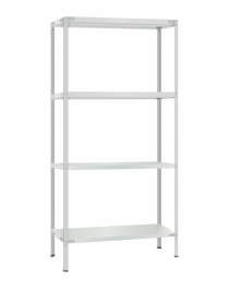 Стеллаж металлический Титан МС-500 2300х1000х400 4 полки Стеллаж металлический Титан МС-500 2300х1000х400 4 полки