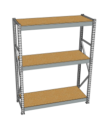 Стеллаж грузовой СГР 3000x1500x500 3 полки (ДСП) Стеллаж грузовой СГР 3000x1500x500 3 полки (ДСП)
