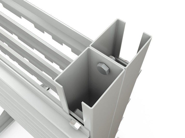 Стеллаж для пластиковых лотков SORTEX односторонний 1800x1000x450.01 купить в Екатеринбурге Стеллаж для пластиковых лотков SORTEX односторонний 1800x1000x450.01 купить в Екатеринбурге