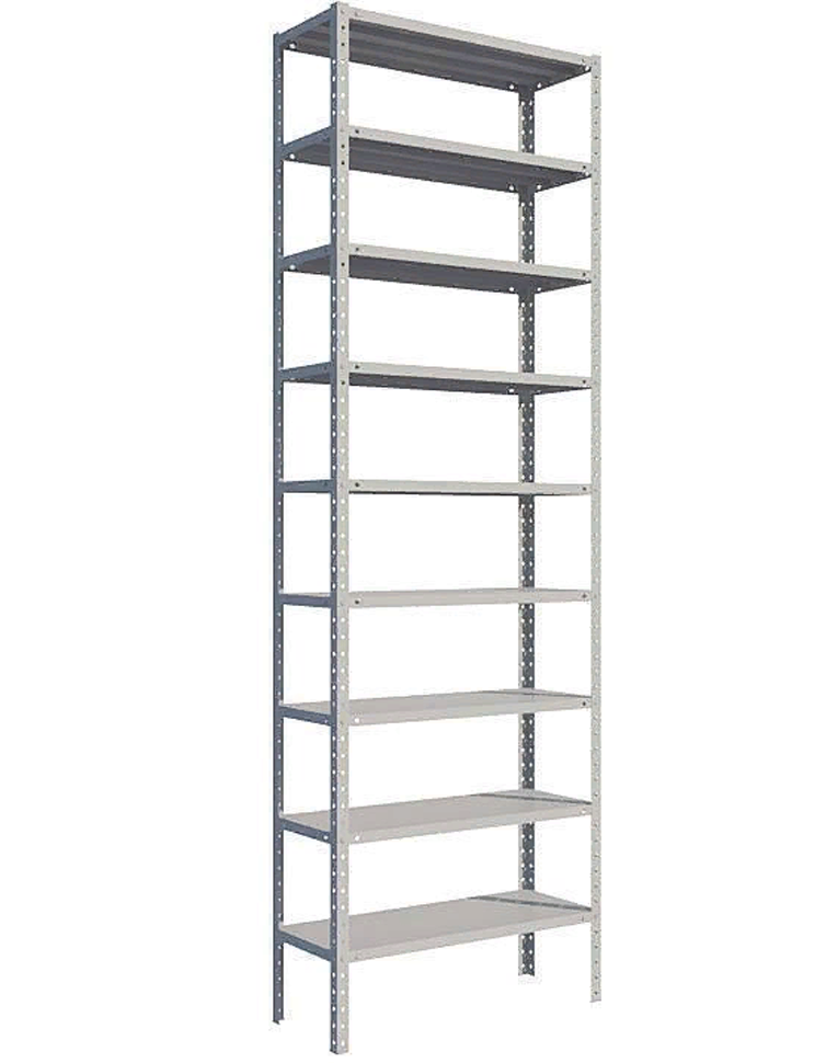 Стеллаж MS Strong 1600х1000х300 9 полок купить в Екатеринбурге