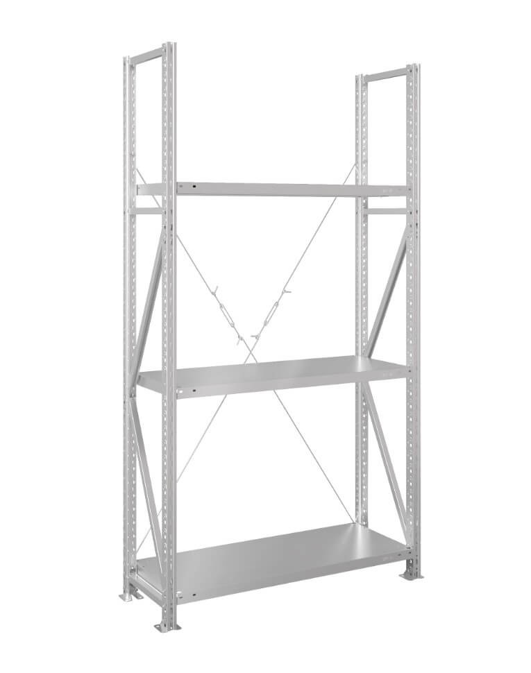 Стеллаж MS U 3000x1500x300 3 полки (200 кг, металл) купить в Екатеринбурге