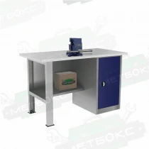Однотумбовый слесарный верстак ВП-2/1,6 Однотумбовый слесарный верстак ВП-2/1,6