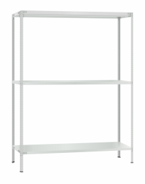 Стеллаж металлический Титан МС-500 2400х1500х300 3 полки Стеллаж металлический Титан МС-500 2400х1500х300 3 полки