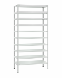 Стеллаж металлический Титан МС-500 2300х1000х500 10 полок Стеллаж металлический Титан МС-500 2300х1000х500 10 полок