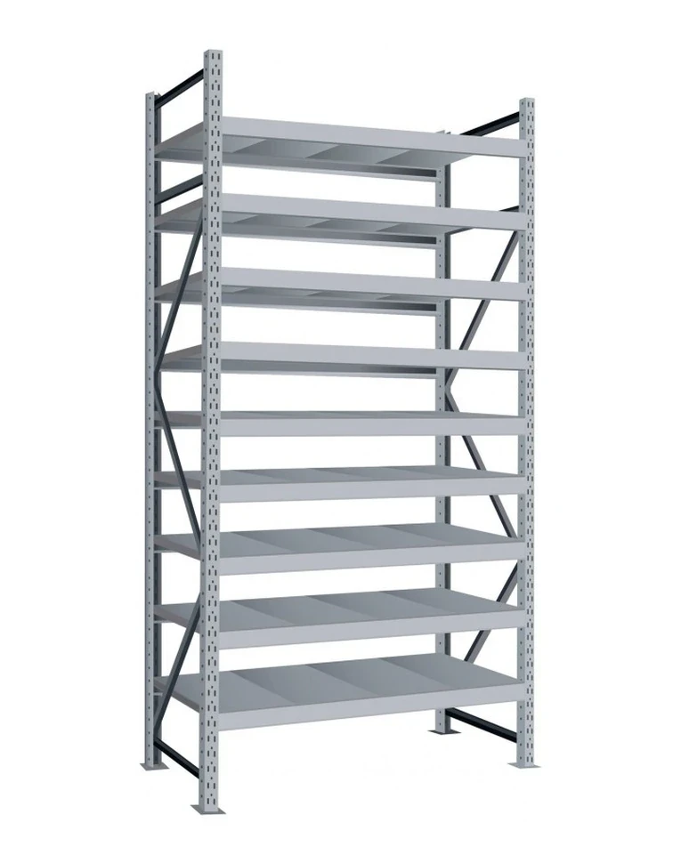 Стеллаж грузовой Диком СТ-051 5500х1800х850 с 9 ярусами, основное фото