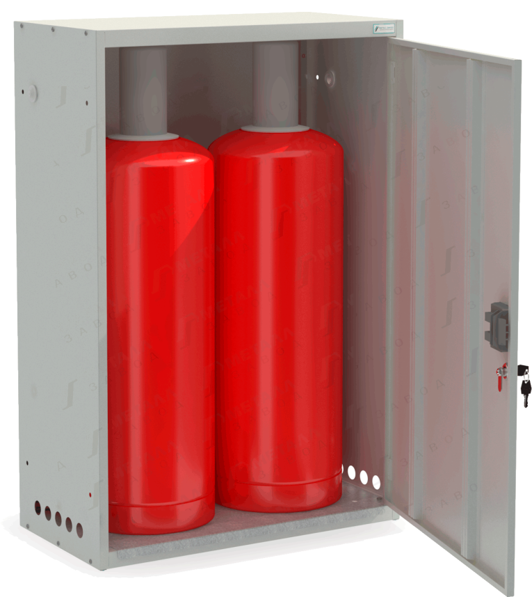 Шкаф для газовых баллонов ШГР 50-2-4 (2х50л) купить в Екатеринбурге