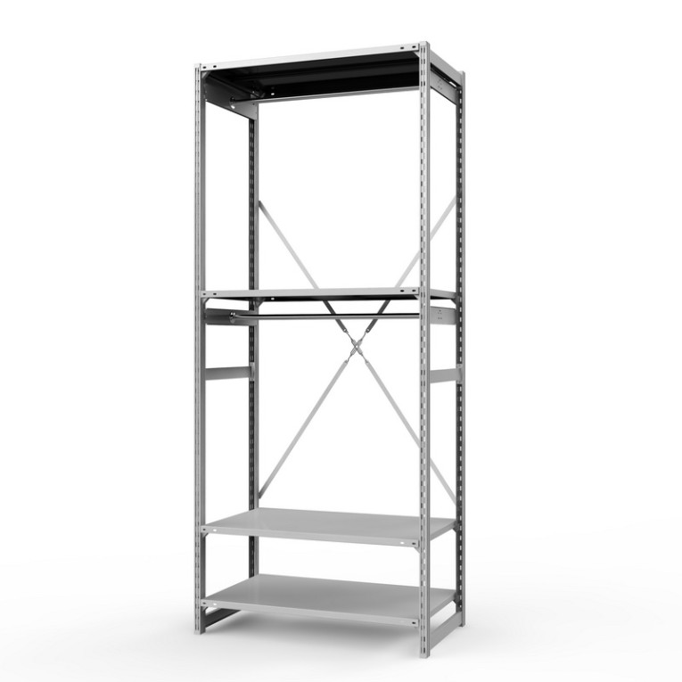 Стеллаж металлический ТСУ Универсал, 2500х1060х600 мм.Штанги: 2шт. Полки: металл усил. 4 шт. купить в Екатеринбурге Стеллаж металлический ТСУ Универсал, 2500х1060х600 мм.Штанги: 2шт. Полки: металл усил. 4 шт. купить в Екатеринбурге